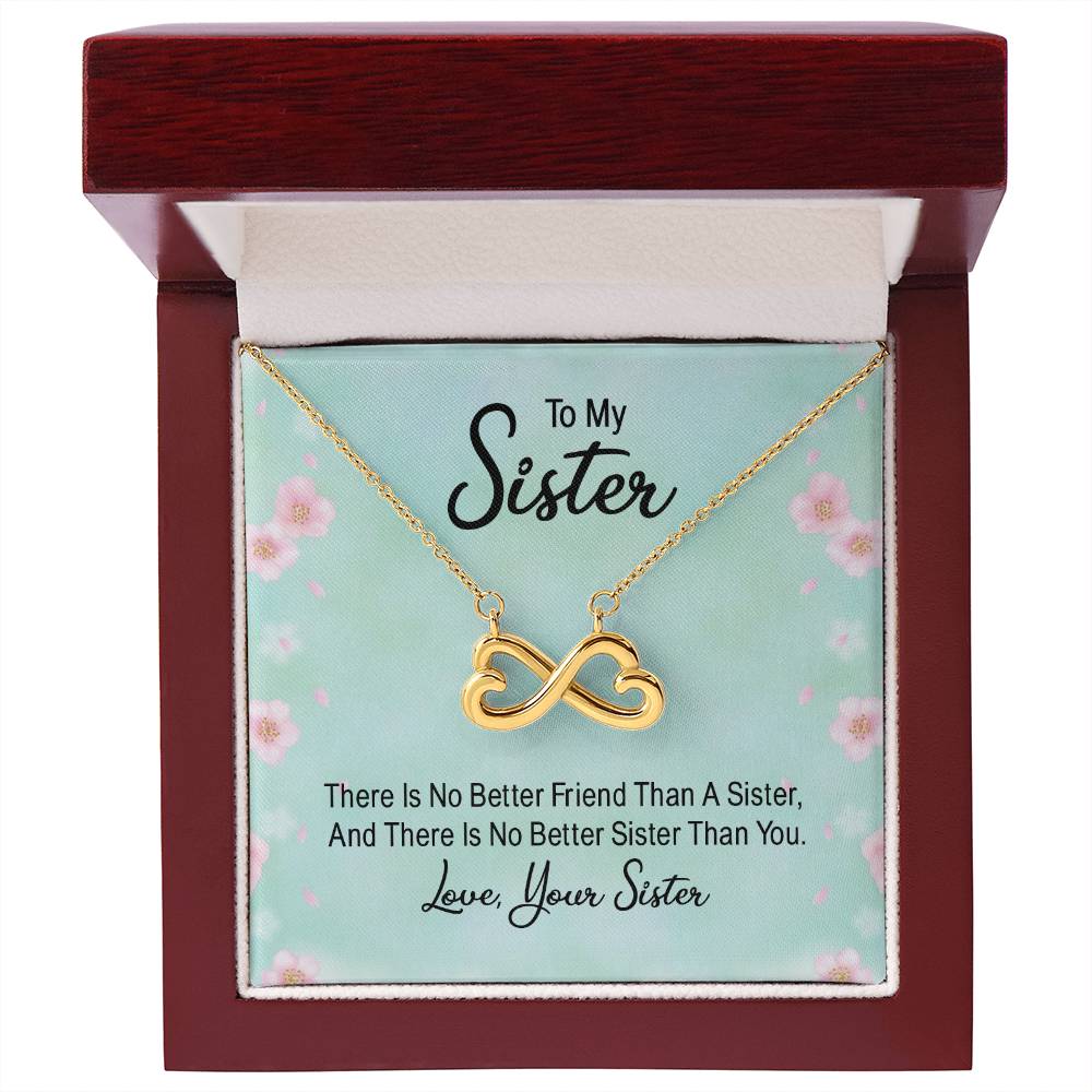 Gift for Sister "Best Friend" - Endless Love Necklace