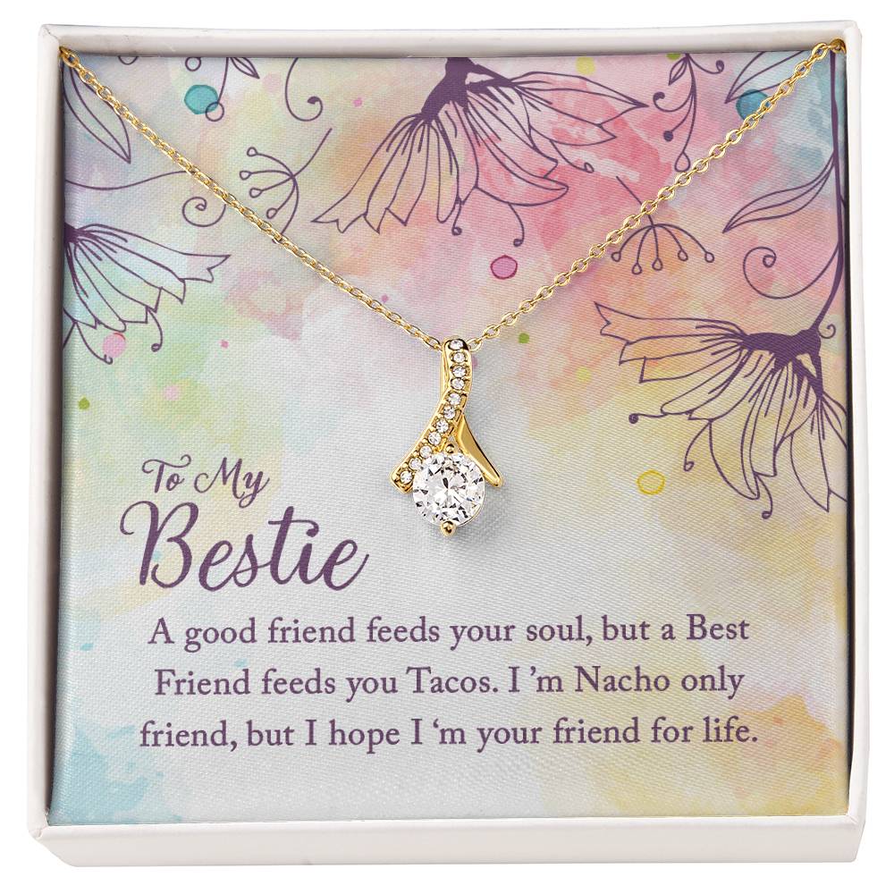 Gift for Friend "Feeds My Soul" - Alluring Beauty Necklace