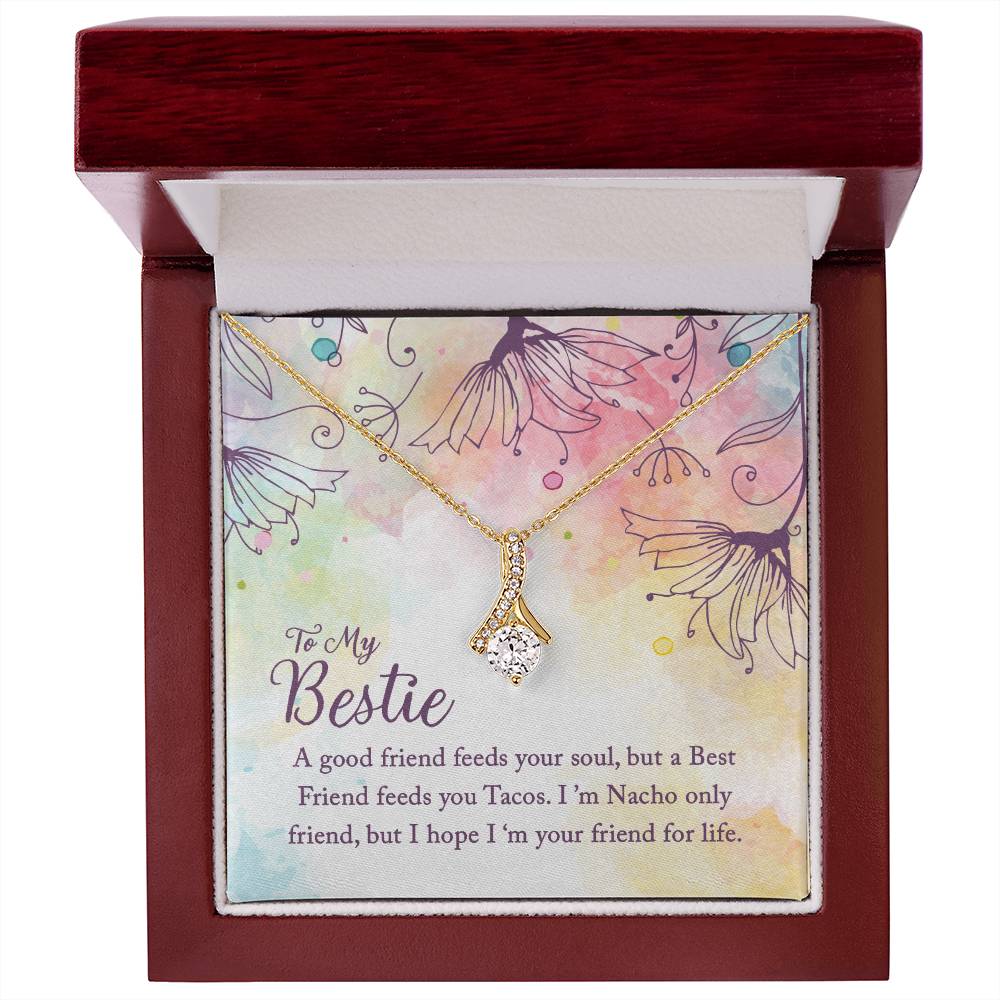Gift for Friend "Feeds My Soul" - Alluring Beauty Necklace