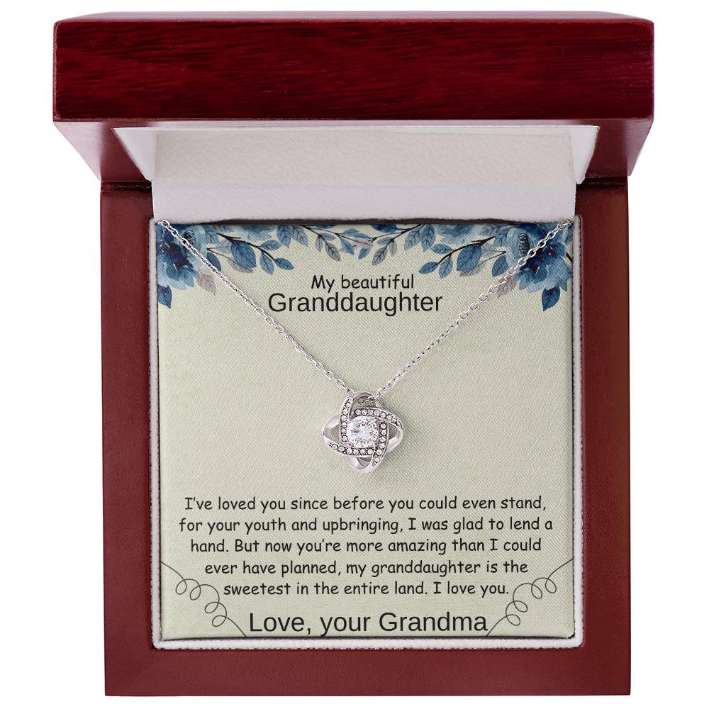 To my GrandDaughter - I Loved You Before You Could Stand - LK