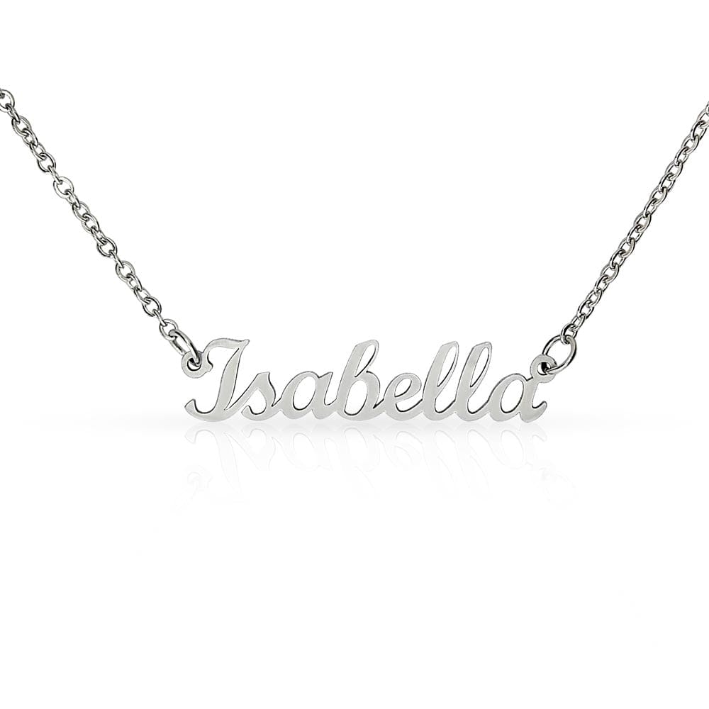 Non-Message Card Custom Name Necklace