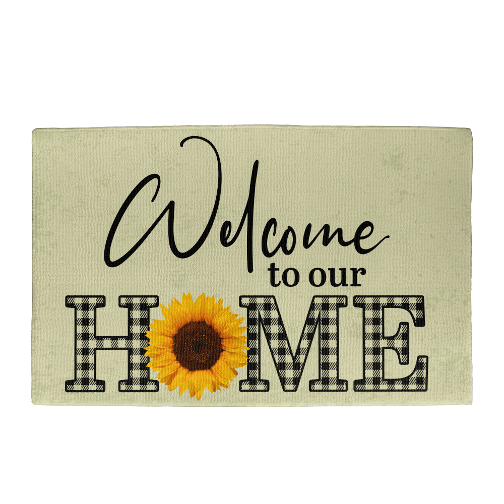 Gifts for Home - Welcome to our Home Indoor or Outdoor Mat