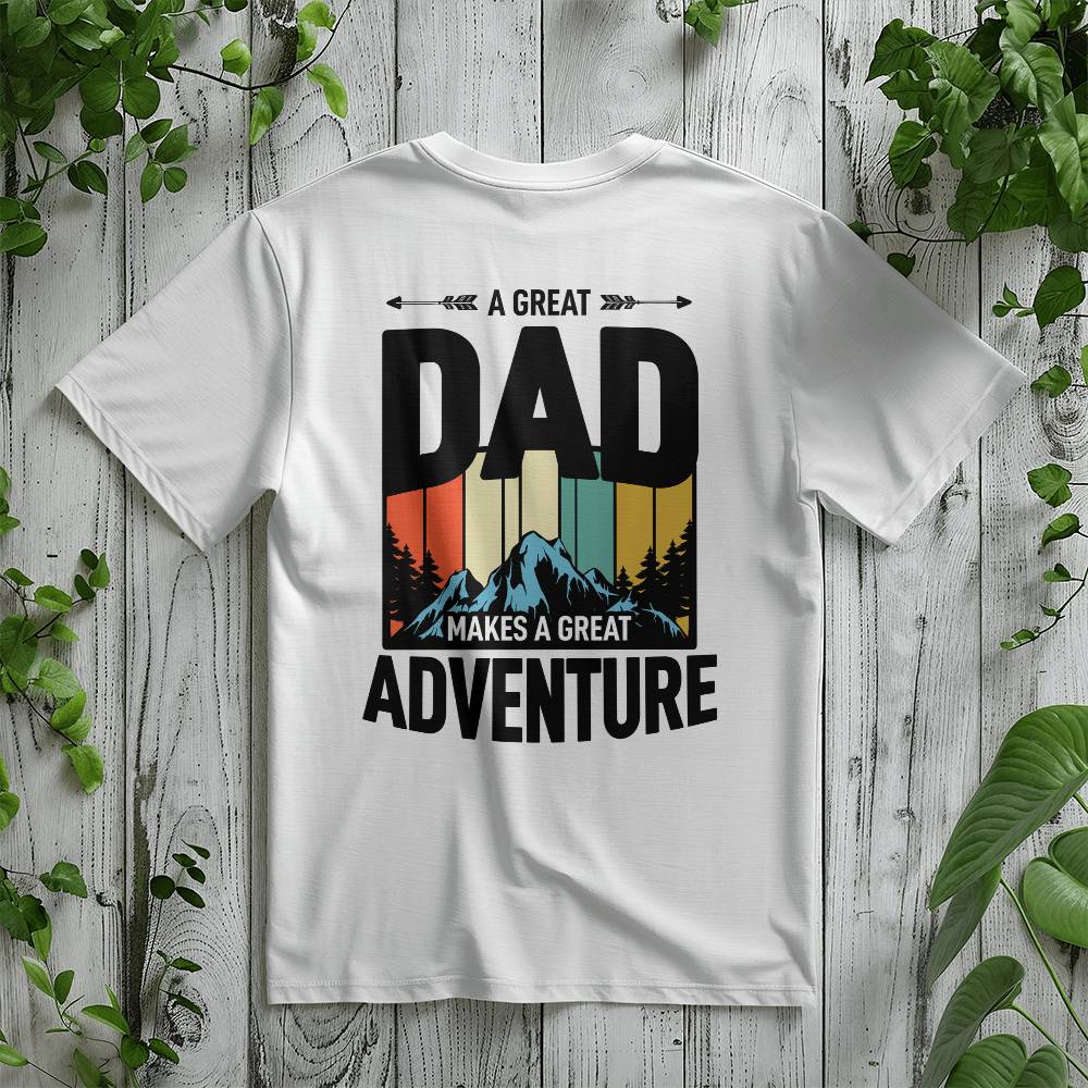 Unisex T-Shirt Back Print - Great Dad