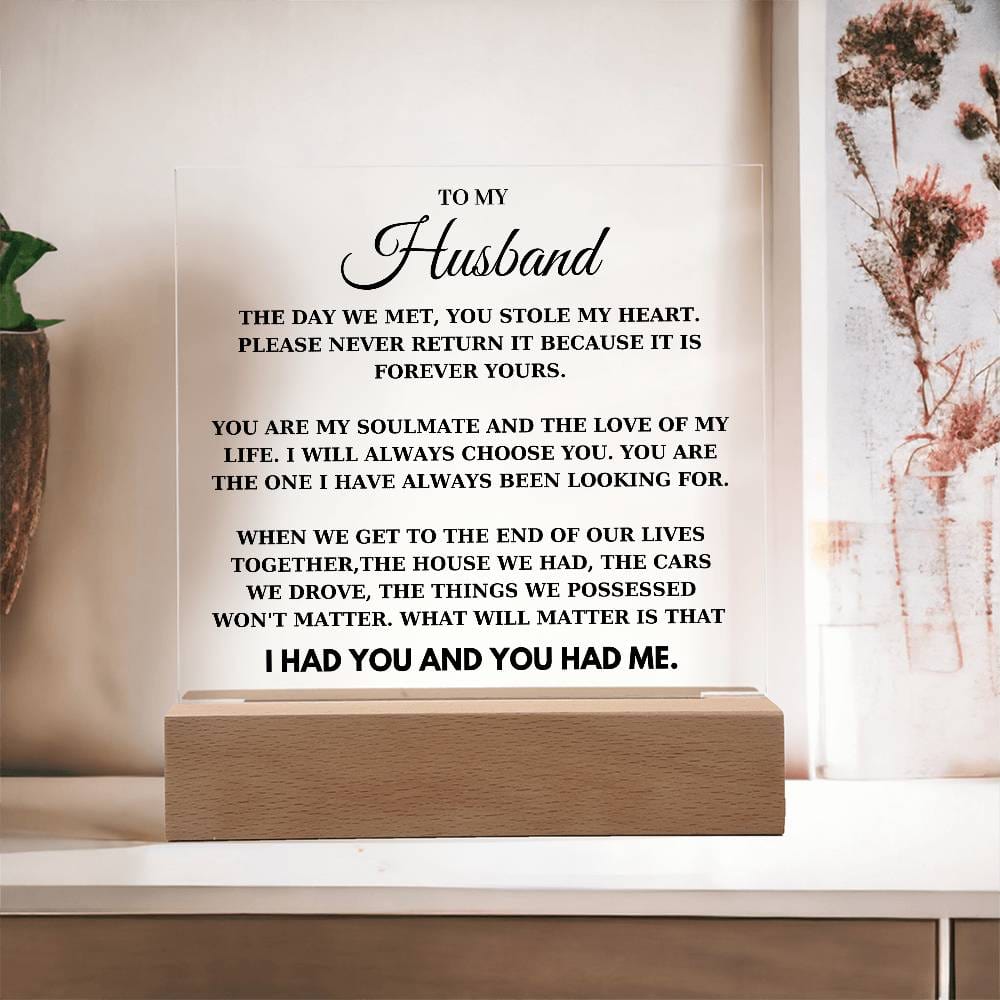To my Husband - You Stole My Heart
