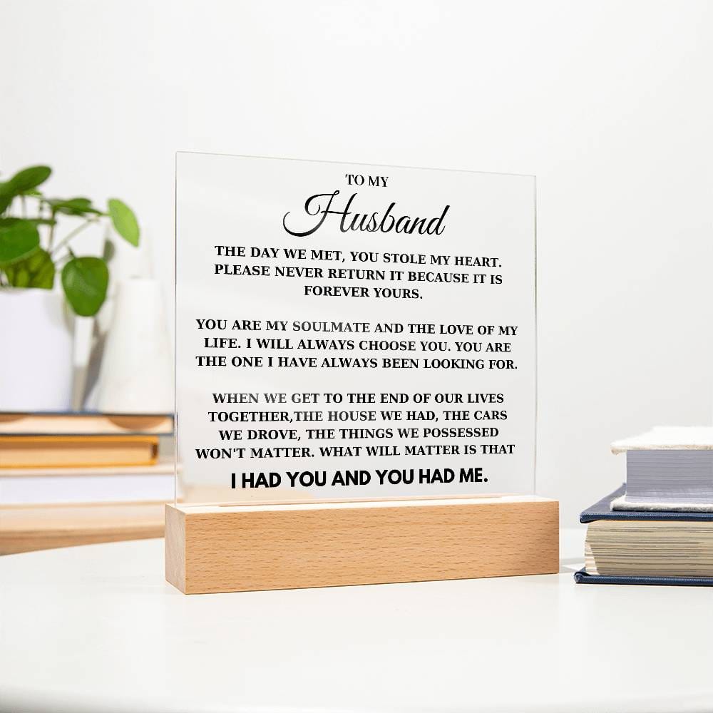 To my Husband - You Stole My Heart