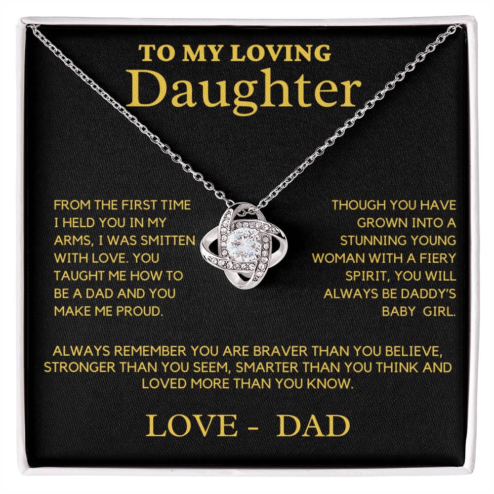 To My Loving Daughter - First time I held you!