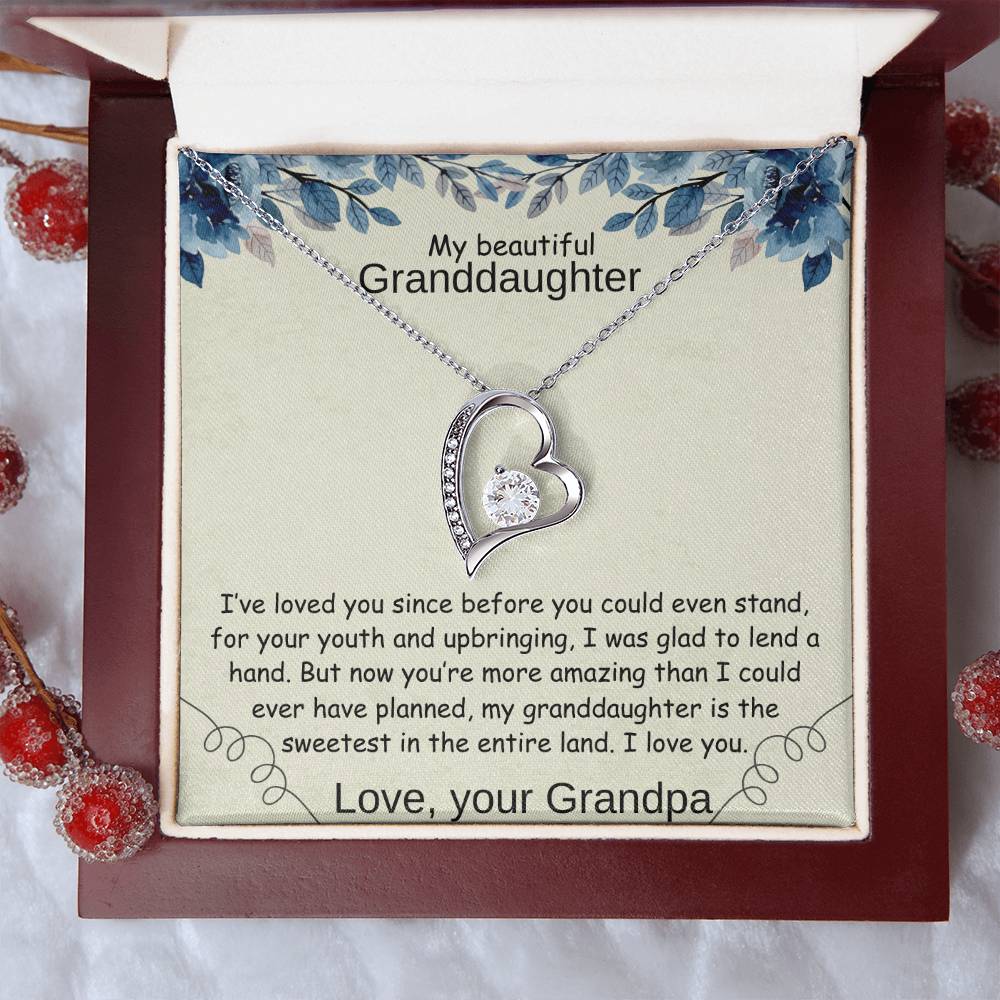 To my GrandDaughter - I Loved You Before You Could Stand