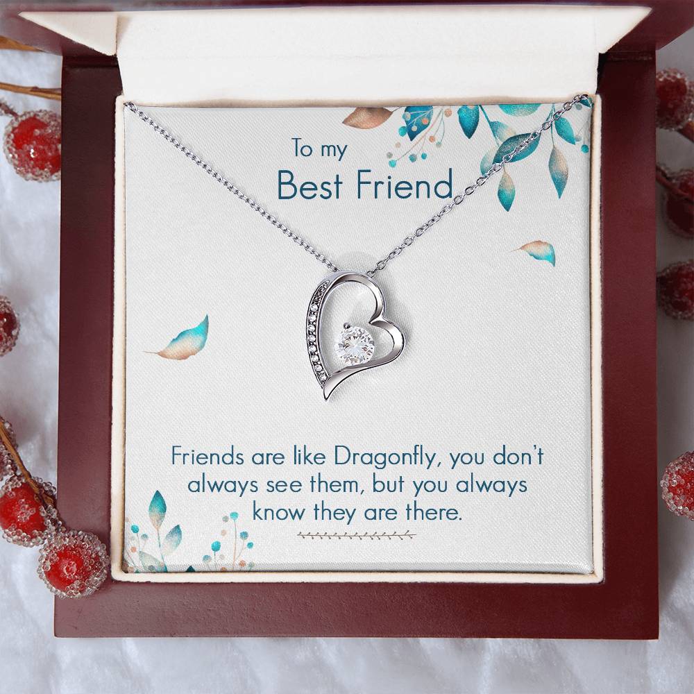 Gift for Friend "You are Always There" - Forever Love Necklace