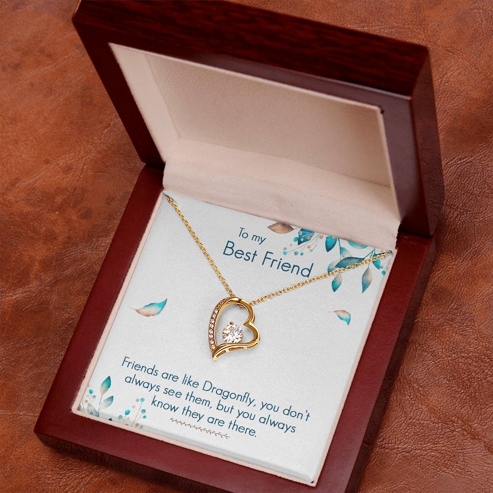 Gift for Friend "You are Always There" - Forever Love Necklace