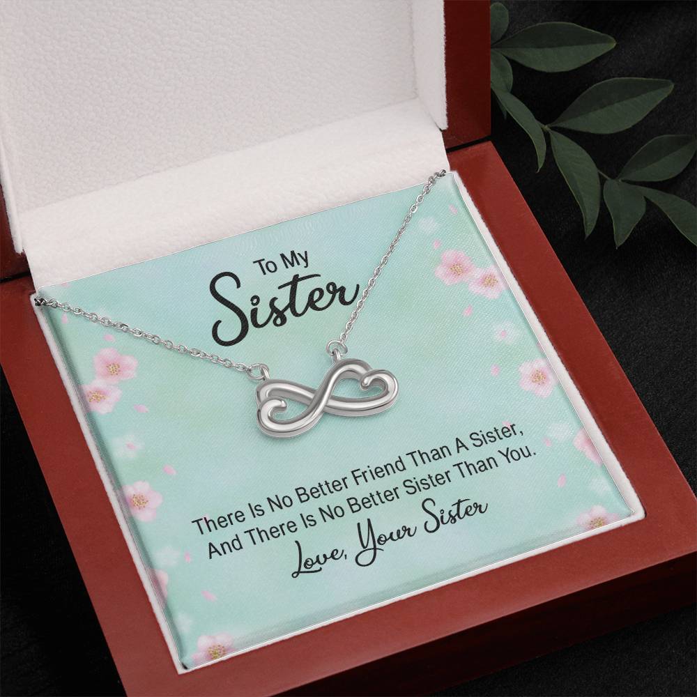 Gift for Sister "Best Friend" - Endless Love Necklace