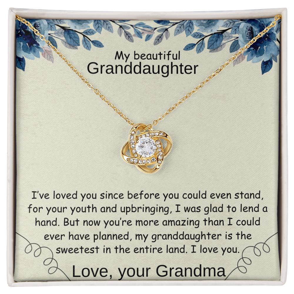 To my GrandDaughter - I Loved You Before You Could Stand - LK