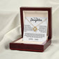 To my Daughter  "Never Forget I love you" - Knot Necklace