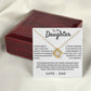 To my Daughter  "Never Forget I love you" - Knot Necklace
