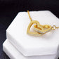 To My Daughter - Last Breathe - Interlocking Necklace