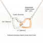 To My Daughter - Last Breathe - Interlocking Necklace