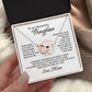 To My Daughter - Last Breathe - Interlocking Necklace