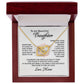 To My Daughter - Last Breathe - Interlocking Necklace
