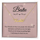Gift for Friend  - My Guiding Light - Custom Name Necklace
