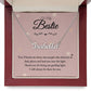 Gift for Friend  - My Guiding Light - Custom Name Necklace