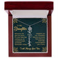 Gift for Daughter "Remember You Are Loved" - Flower Name Necklace