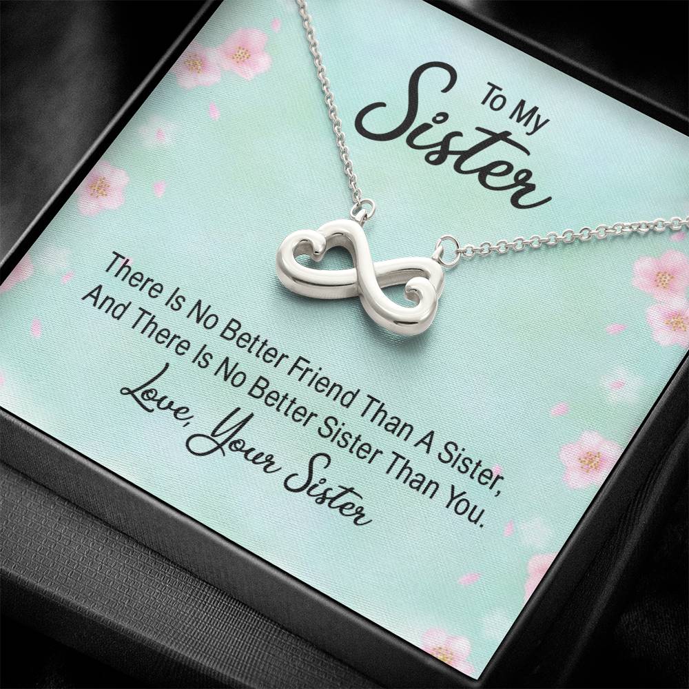 Gift for Sister "Best Friend" - Endless Love Necklace