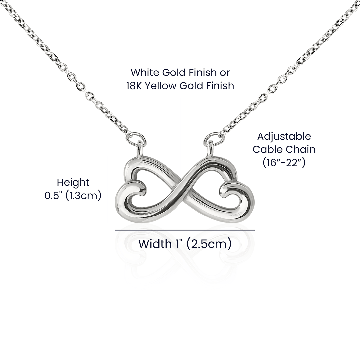 Gift for Sister "Best Friend" - Endless Love Necklace