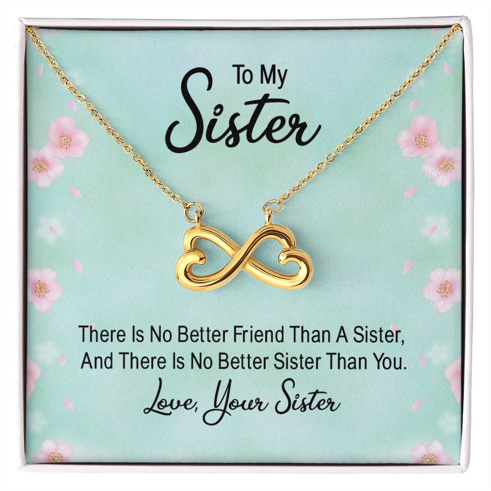 Gift for Sister "Best Friend" - Endless Love Necklace