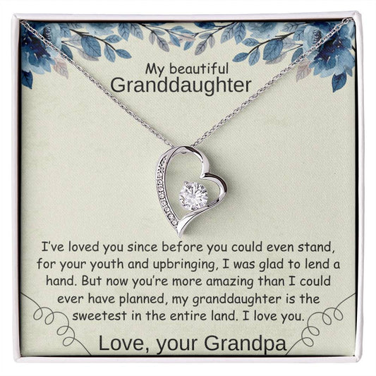 To my GrandDaughter - I Loved You Before You Could Stand