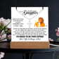 Keepsake Acrylic & Stainless Steel Cross Necklace