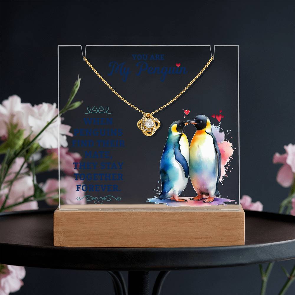 Gift for Soulmate "Stay Together" - Keepsake Acrylic & Forever Love Necklace